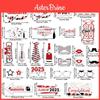 Graduation Party Photo Accessories With Handheld Paper Frames For Event Decoration