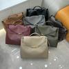 Cross-border explosion Andiamo leather handbag 2025 new old money style high-end women's cowhide tote bag