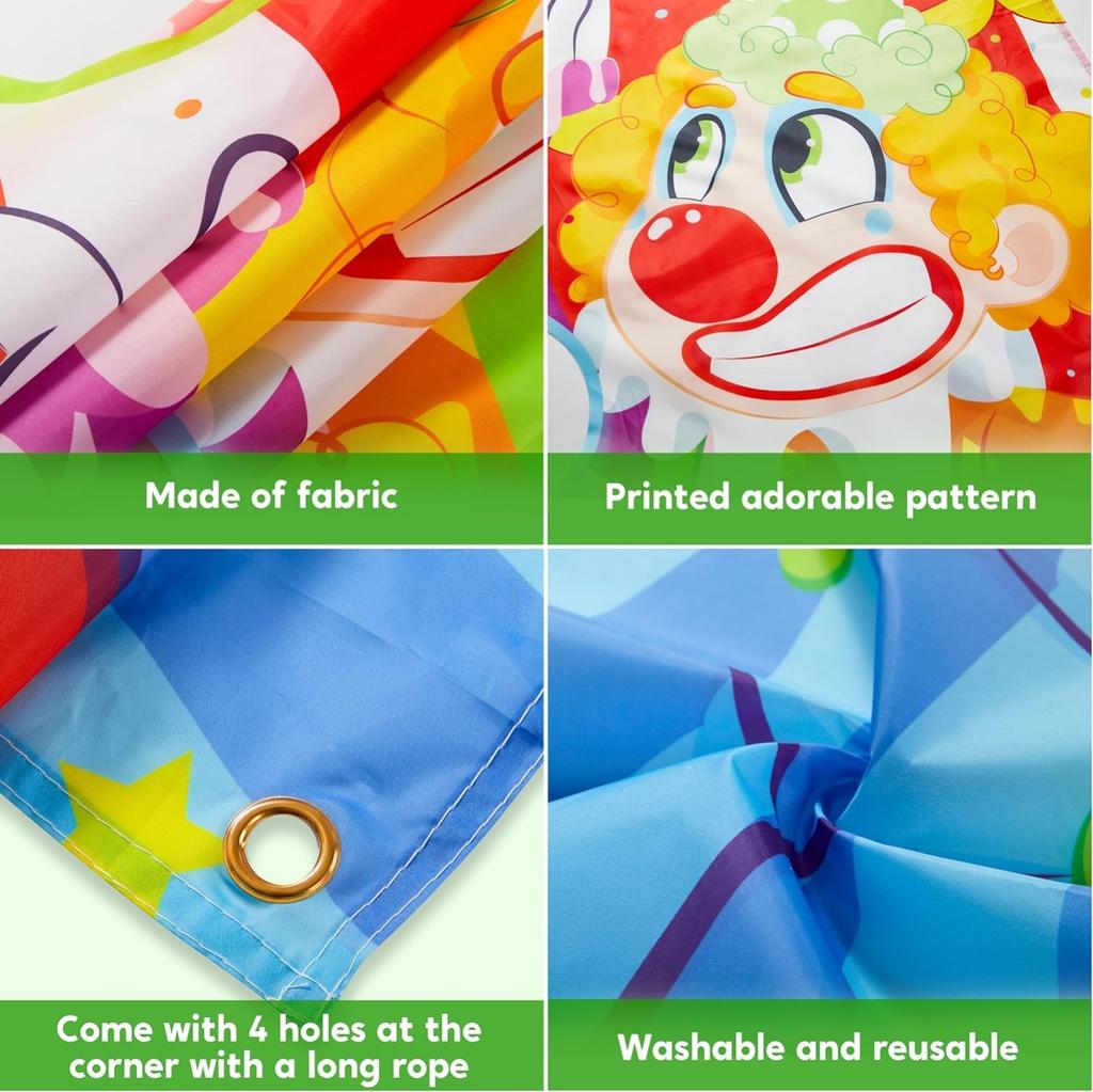 1 Set, Carnival Toss Games, Includes Carnival Banner And 3 Sandbags, Outdoor Party Game Supplies, Yard Lawn Easter Party Game