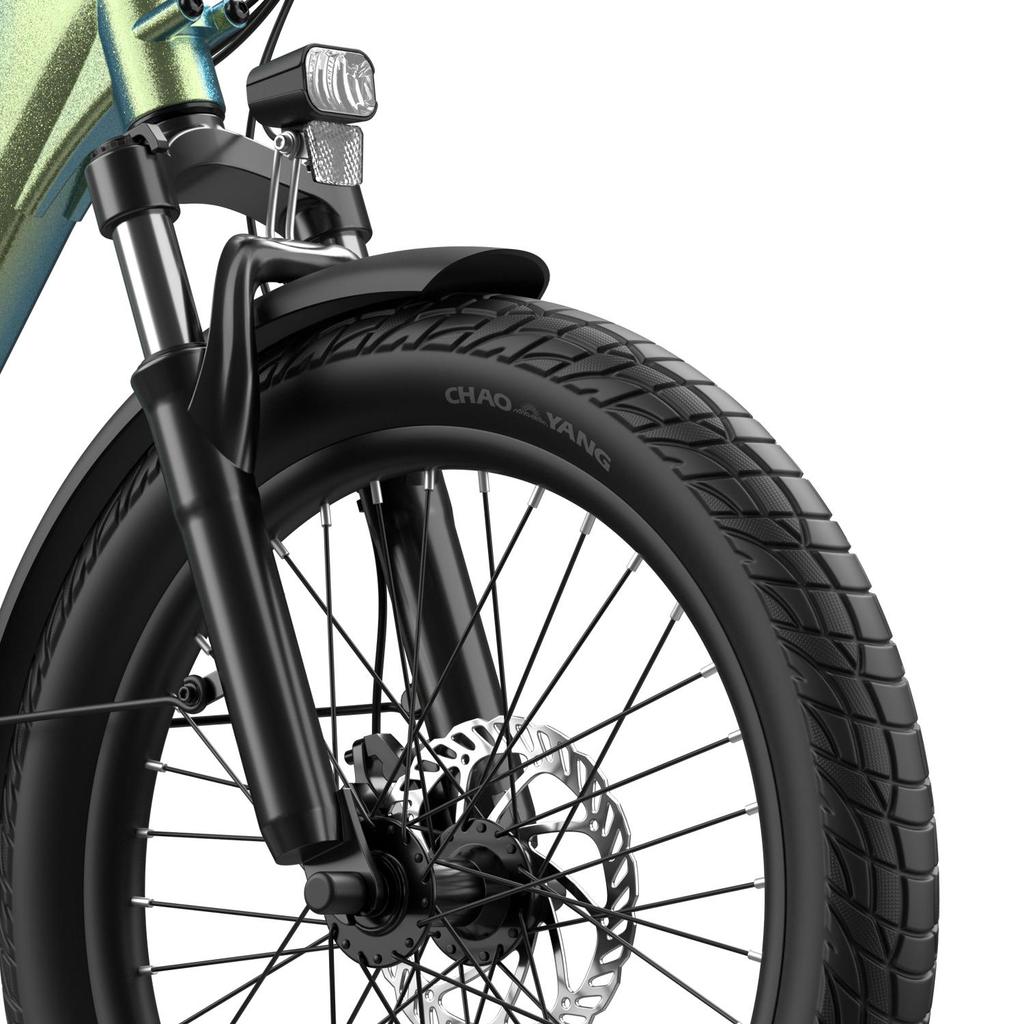 Elektrofahrrad Fafrees F20 Flex 20" Reifen 250W Motor Faltbares City E-Bike Höchstgeschwindigkeit 25 km/h Doppelscheibenbremsen 36V 25Ah Maximale Zuladung 140 kg