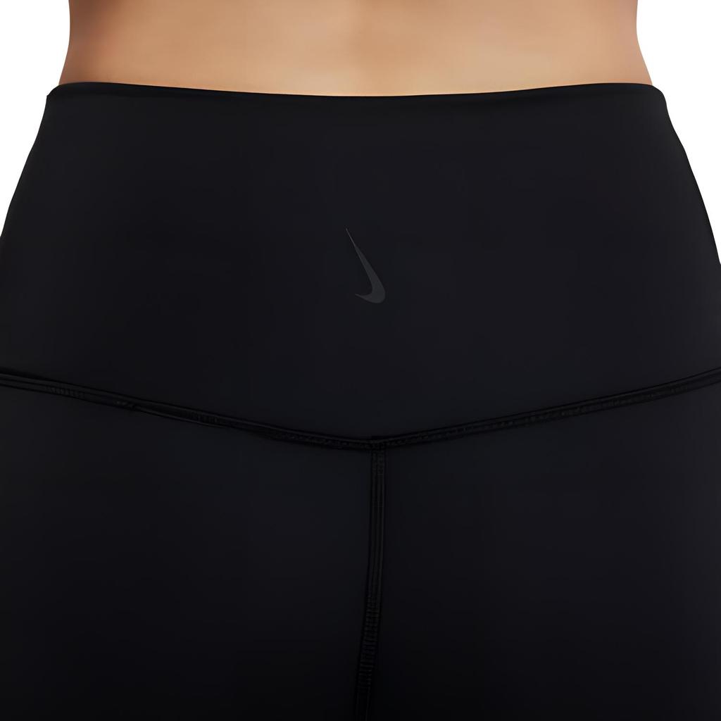 Nike 21 Solid High-Waisted Slim Fit Nine-Point Sports Pants Women Bottoms Black DJ0802-010