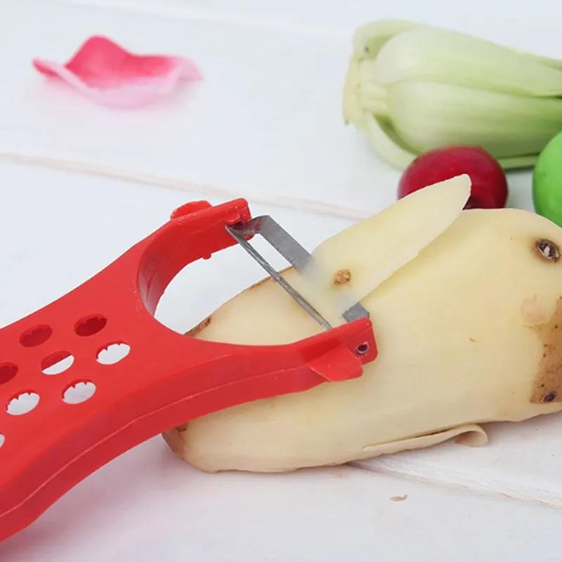 Multifunctional Plastic Vegetable Fruit Grater Stainless Steel Blades Carrot Potato Peelers Kitchen peel Shredding Tools
