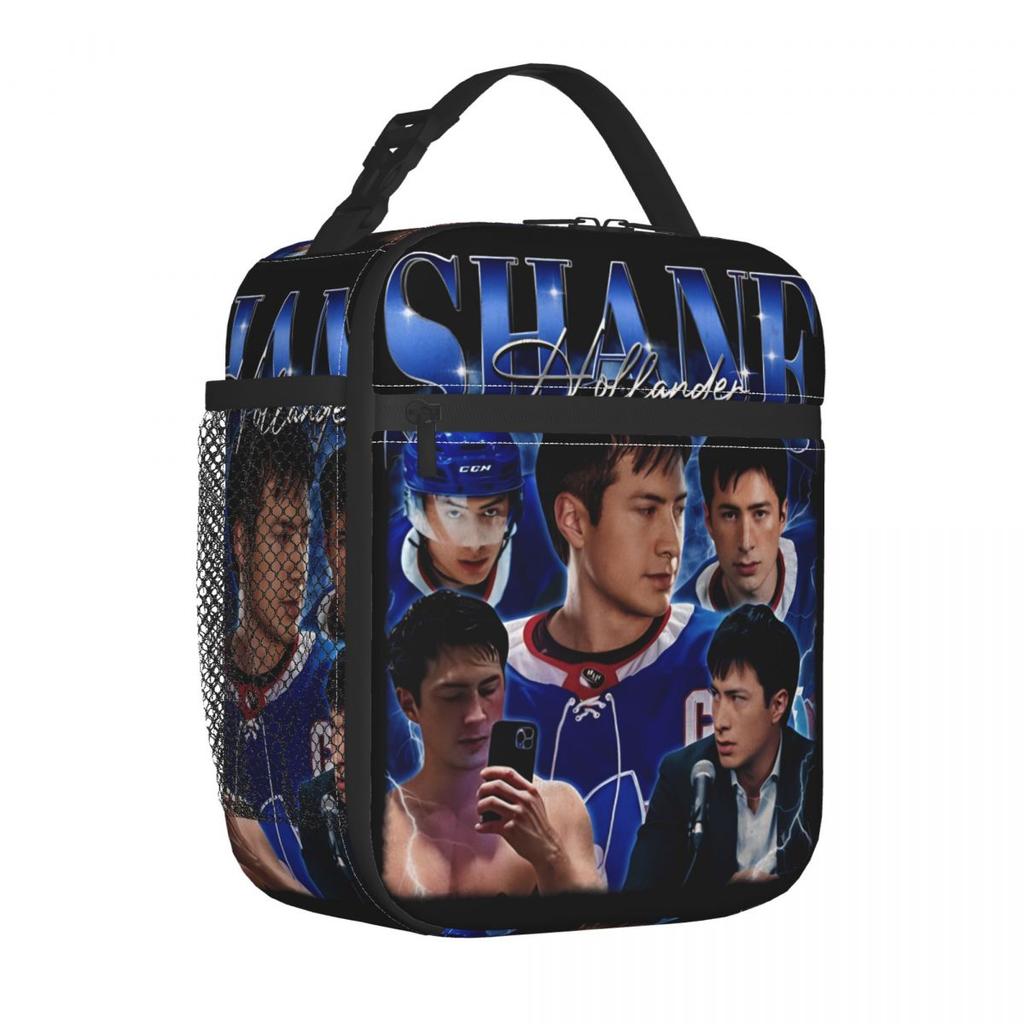 Shane-Hollander Bootleg Heated Rivalry Insulated Lunch Bag Food Container Leakproof Cooler Thermal Lunch Boxes For School Office