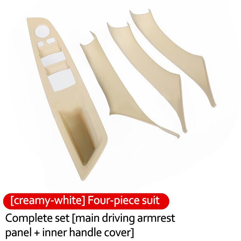 For BMW Series5 F10 F11 F18 11-17 LHD Car Inner Door Handle Cover Trim Auto Styling Interior Door Panel Pull Protect Accessories