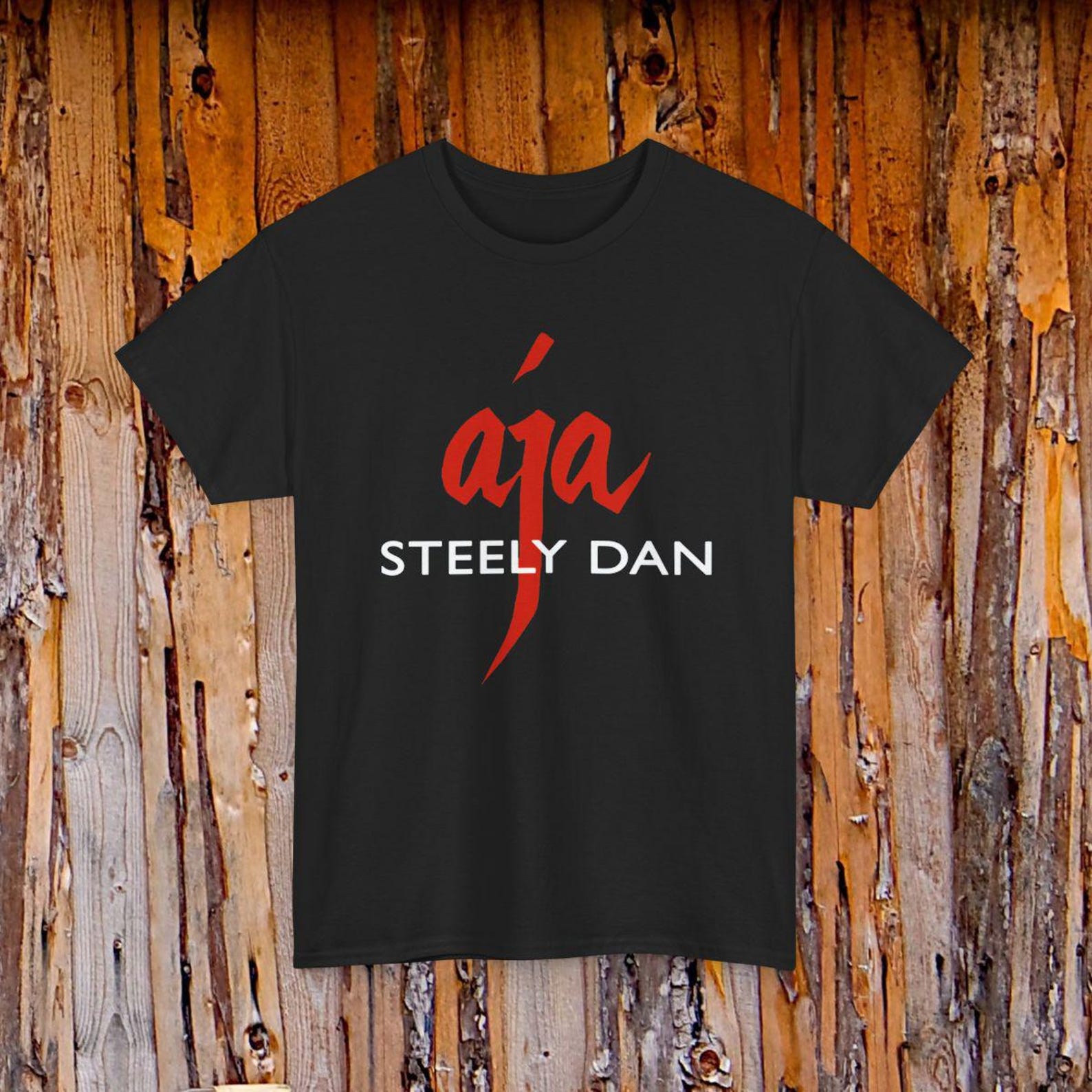 Steely Dan Aja Logo Tee | Music Shirt 2XL