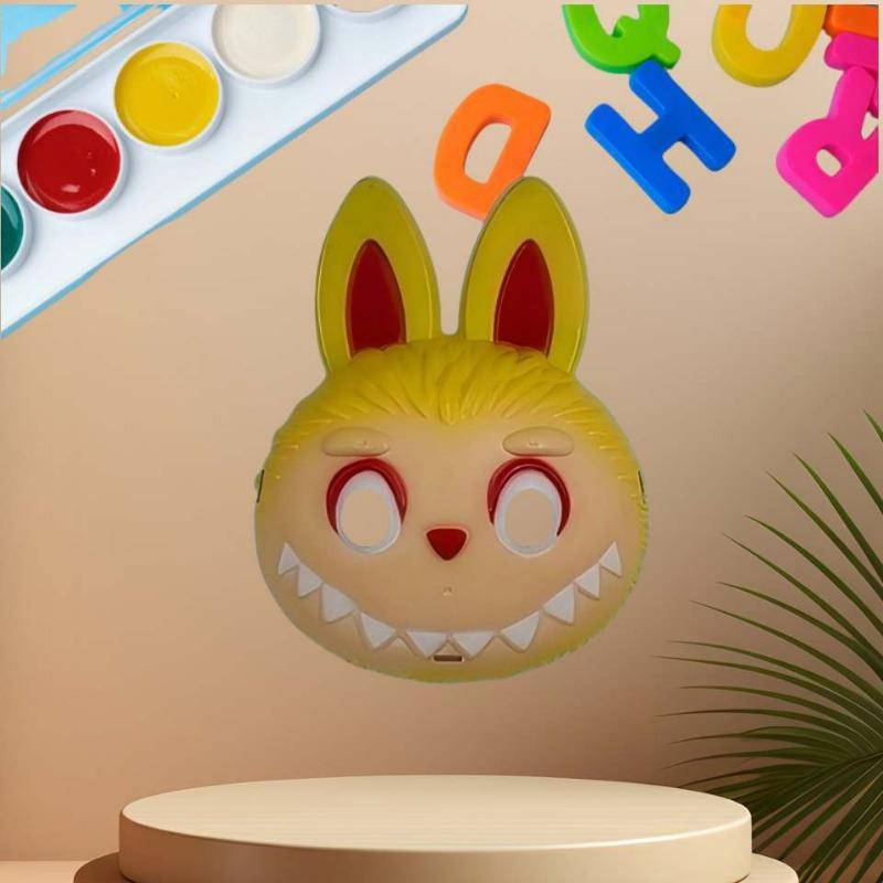 1 buc mască de pânză Rab la mare căutare Halloween cos recuzită costumare pânză luminoasă mască petrecere elfi