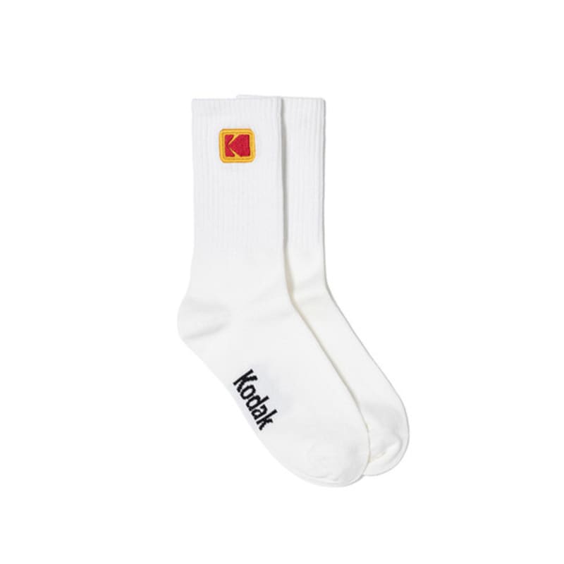 

KODAK Apparel ColorPlus Mini Logo Socks WHITE LXL