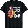 Hotdog Es ist nicht der 4. Juli Unabhängigkeitstag T-Shirt Größe S-5XL Unisex T-Shirt