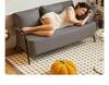 2024 Tofu Block Straight Row Sofa for Small Apartments & Rental Homes