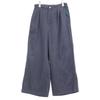 ROSIER Navy Cotton Wide Pants Bottoms 40 grayUsed