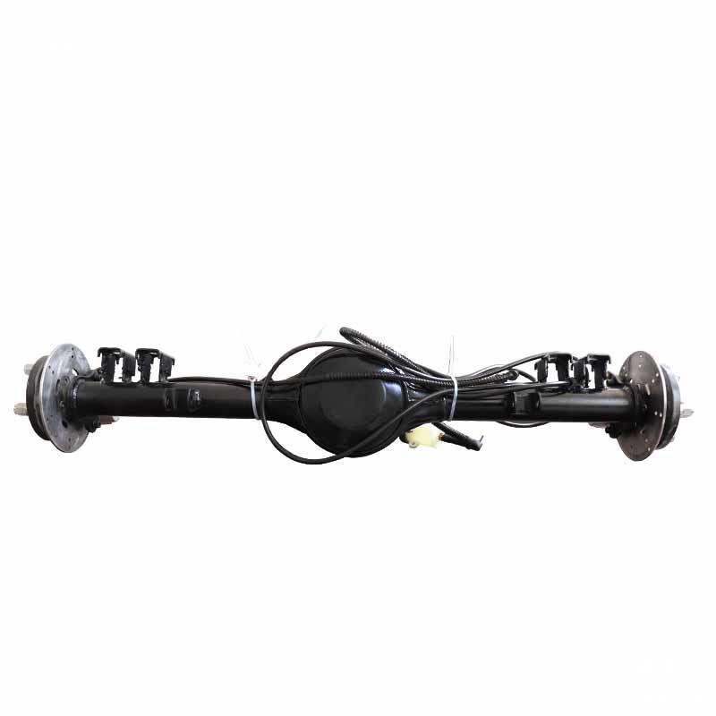 Electric Tricycle Rear Axle Assembly with Integrated Disc and Drum Brakes - Full Set of Accessories