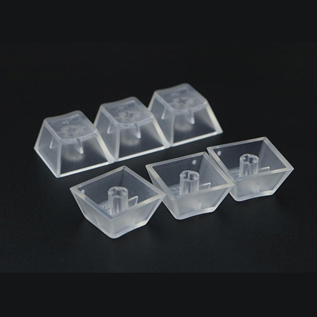 Transparent ABS Mechanical Keyboard Keys Matte Backlit for Key Caps Cherry Profile for Cherry  Kailh Switch R4 10