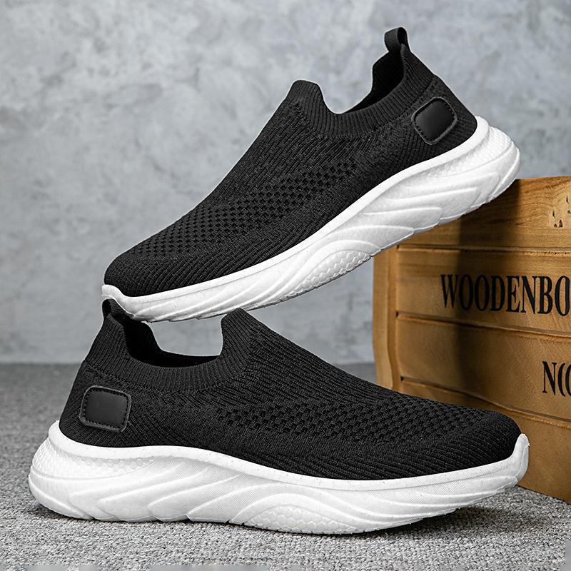 Fashion Men Women New Non-slip Lightweight Large Size Flying Mesh Socks Casual Sports Shoes Running Knit Slip-on Casual Walking Comfort