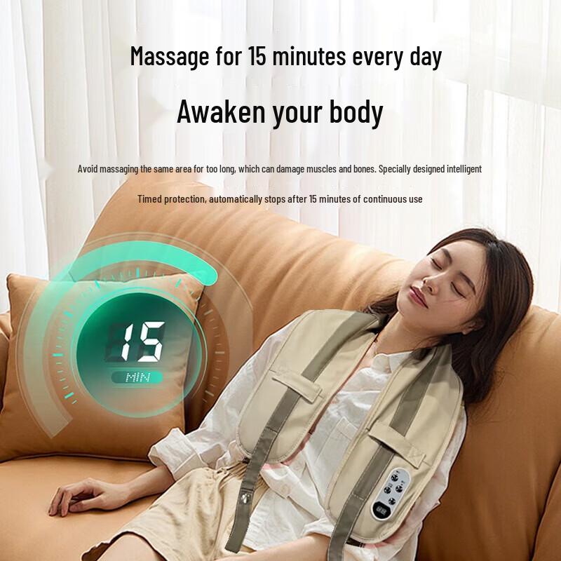 Taichang 6D Neck and Shoulder Massage Shawl CN plug (adapter included)