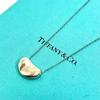Used TIFFANY&Co. Tiffany Bean Necklace Large Size Top Silver 925 New External Chain