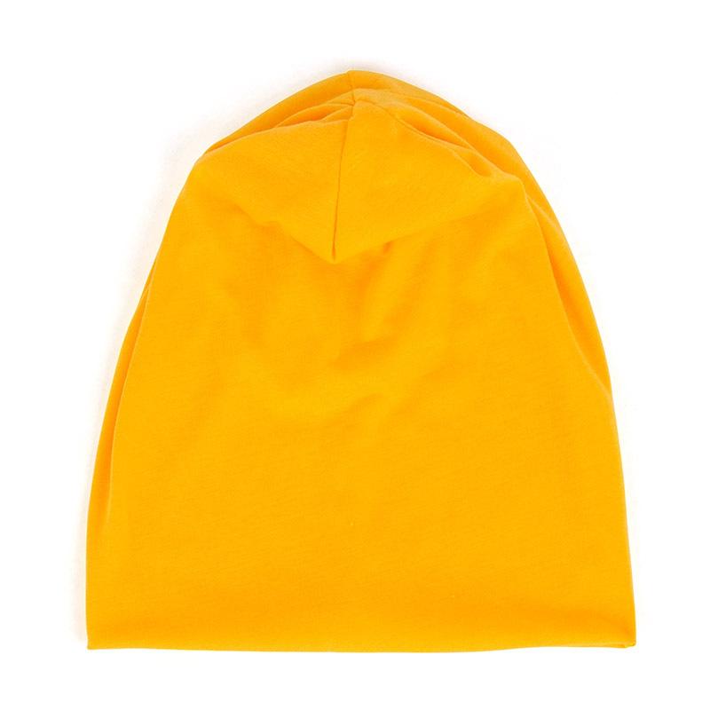 1pc color double-layer brimless casual skull hats for men and women,outdoor leisure pullover knitted hats for autumn and winter