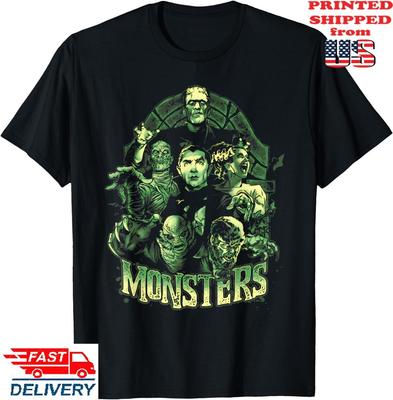 Vintage Vtipné Monster Mash Frankenstein Milovníci Hororových Filmů Tričko, Unisex Tričko Unisex Tričko