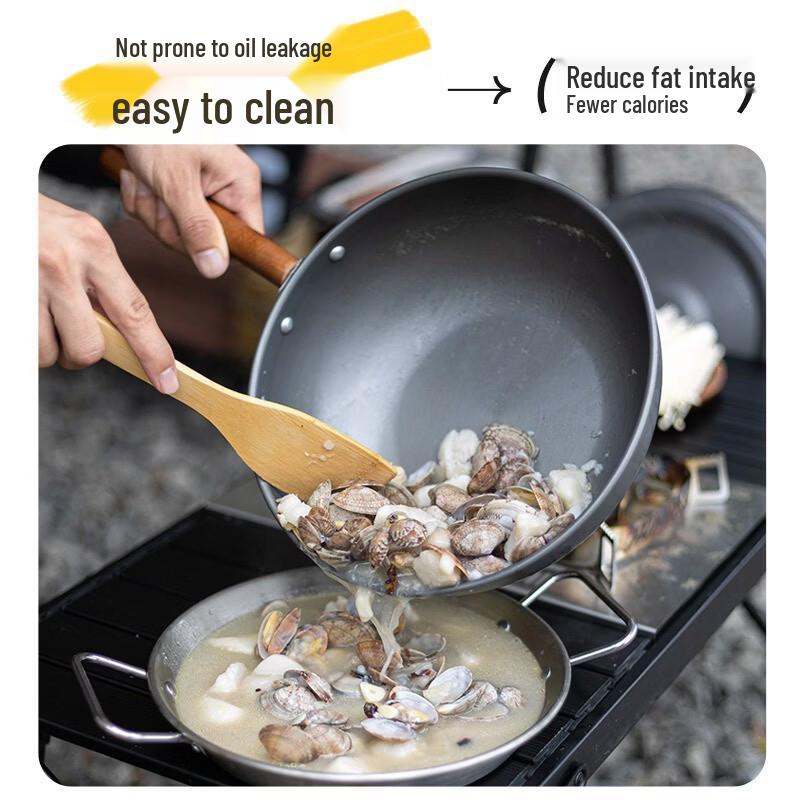 Gongziyu Portable Aluminum Camping Wok Set