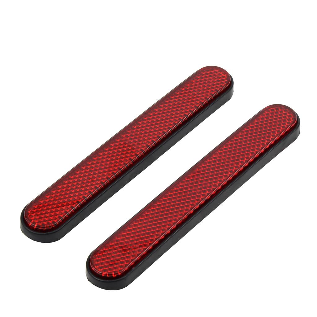 Motorcycle Front Fork Reflector Sticker Lower Legs Slider Saddlebag Latch Cover Safety Warning For Harley Sportster XL Universal