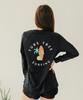 Tyubeuteuli Surfing Women'S Loose Fit Long Sleeve Rash Guard B607 Black