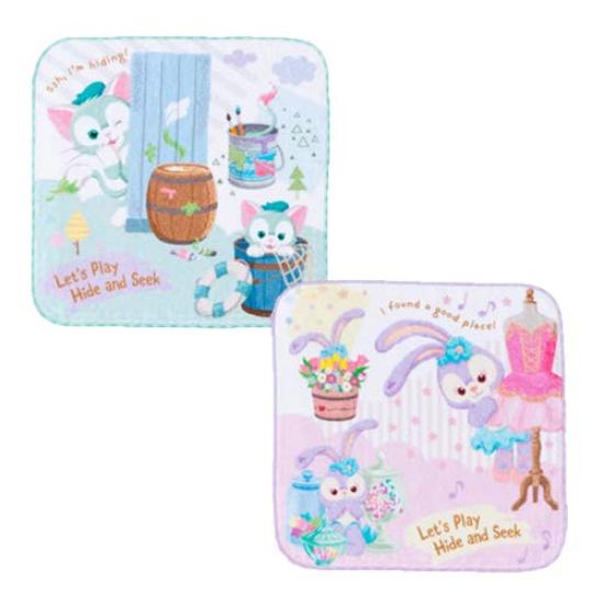 Duffy Friends Mini Towel Duffy and Friends Playing 2019 Disney Souvenir DisneySea & Set Hide-and-Seek [Tokyo Exclusive]