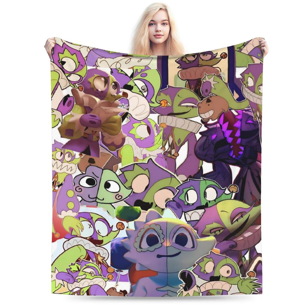Bittergiggle Garten Of Banban Blanket Gaming Flannel Throw Blanket Summer Air Conditioning Printed Soft Warm Bedspreads