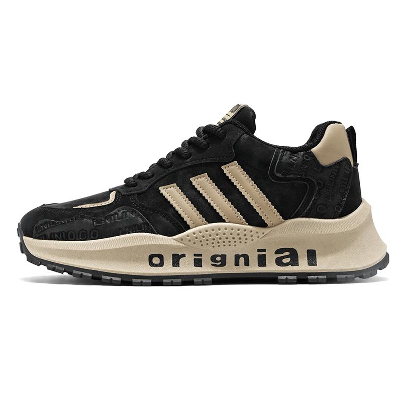 

Новые модные мужские спортивные кроссовки для бега и занятий спортом для студентов, кроссовки для ходьбы, походов, повседневные кроссовки с дышащими противоскользящими свойствами 44 чёрный