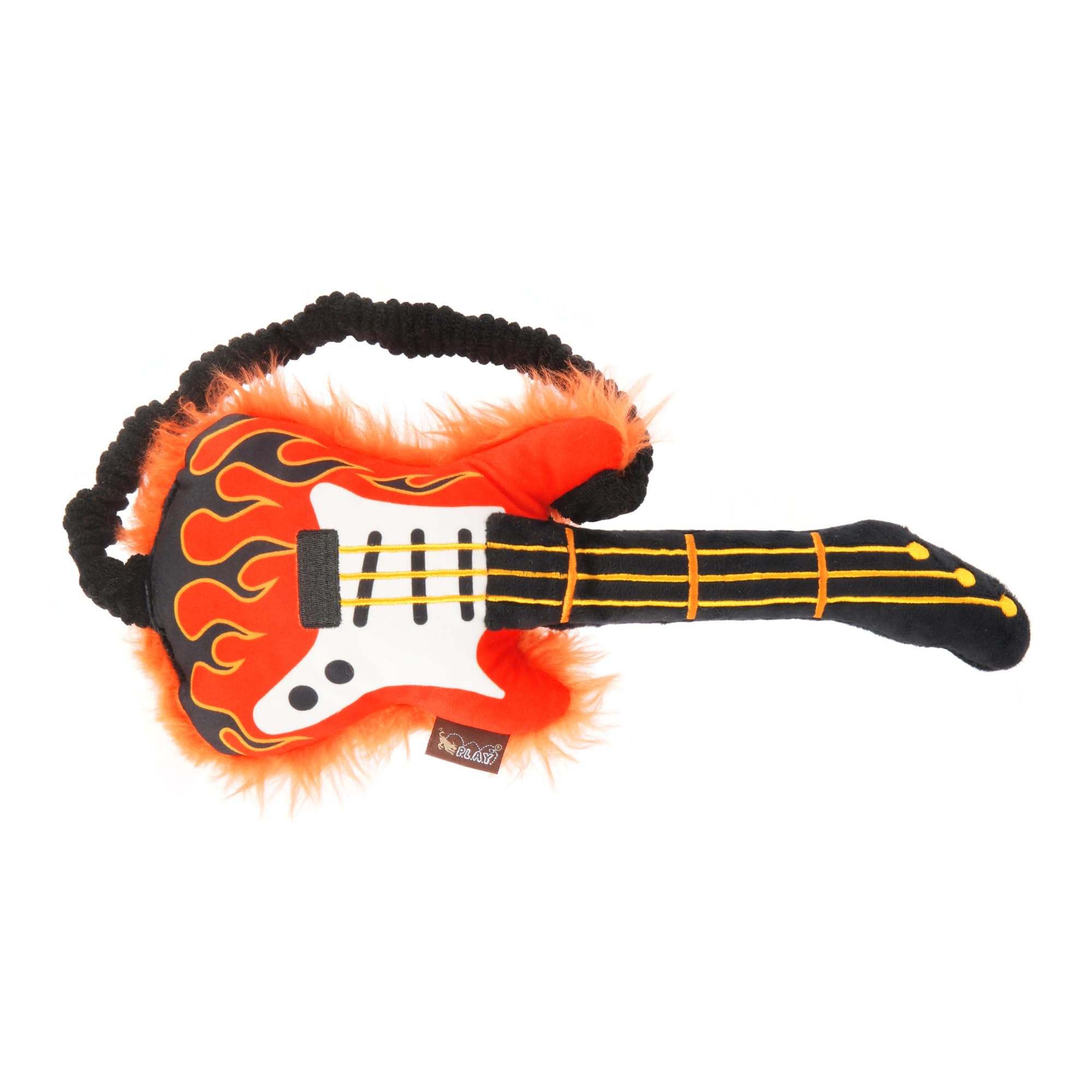 

ROOKCRAN Dog Classic Electric Guitar Chewable Plush Toy for Durable for Outdoor Suitable for Small and Large Stylish and 501064 P.L.A.Y. Toy, 90 s