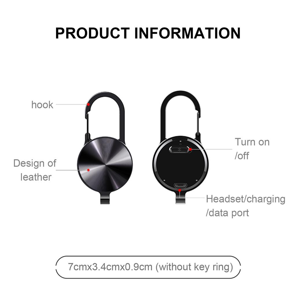 S25 Mini Voice Recorder Portable Keychain Digital Rectangle Dictaphone USB Audio Sound Recorder Micro Activated Recorder MP3