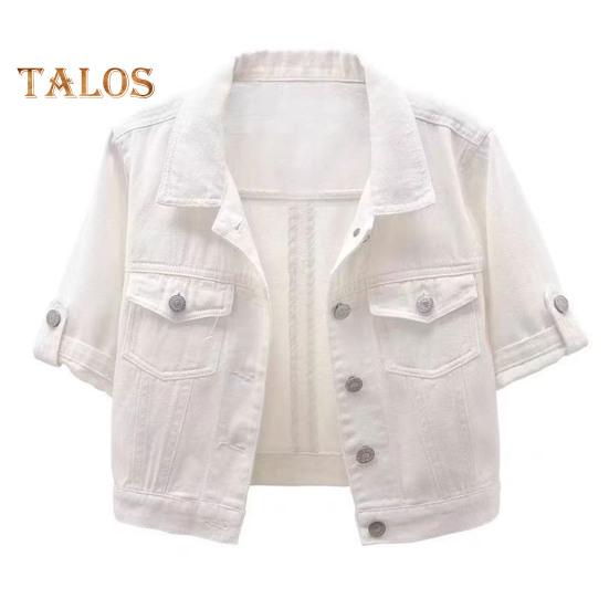 

Женская куртка с отложным воротником и длинными рукавами, однобортная, однобортная, с пуговицами на груди, с карманами, свободная посадка, уличная одежда в стиле хип-хоп, женское пальто M белый