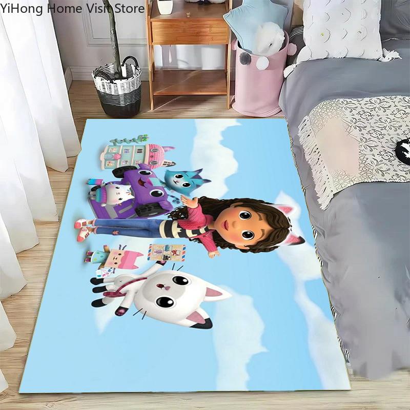 15 Size disney Cartoon-Gabby Dollhouse Carpet Rug for Living Room Bedroom Home Sofa Decoration Kid Area Rug Non-slip Floor Mat