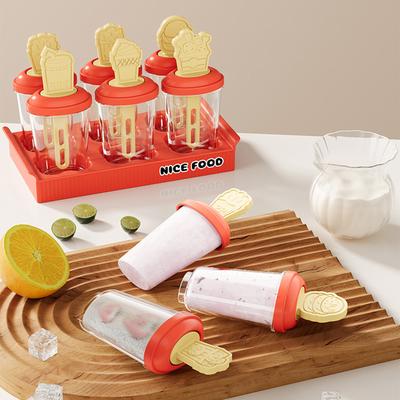 Plastic Popsicles Maker Easy To Use Ice Cream Molds Kitchen Hand-Making Supplies Easy Release Suitable for Parties