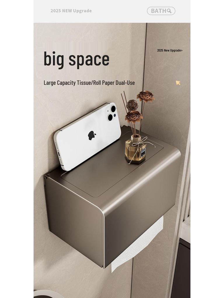 Wandmontierter, faltbarer Badezimmer-Handtuchhalter ohne Bohren