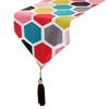 Imitation Cotton and Linen Table Runner Print Multicolour Table Cloth Cover Tablecloth Table Decoration