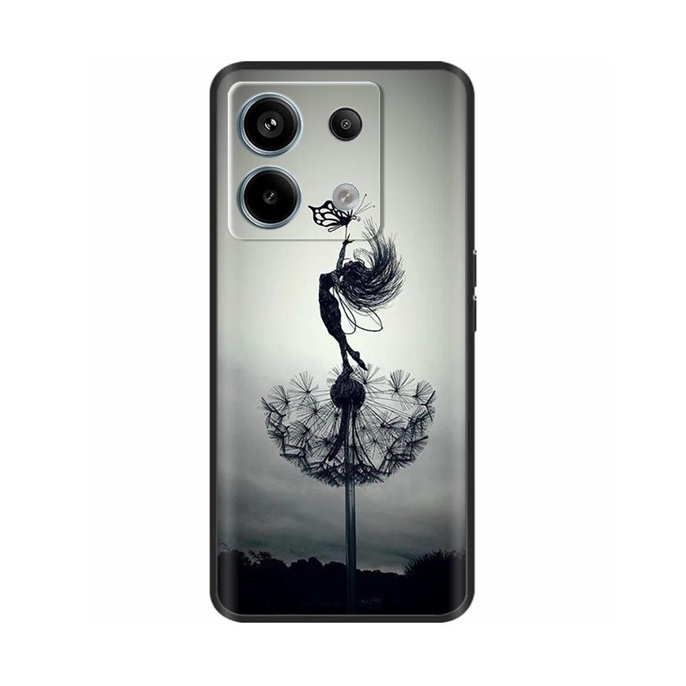 Soft Lovely Phone Case For Xiaomi Redmi Note 13 Pro Case Note13 TPU Cool Silicone Cover For Redmi Note 13 Pro Plus Note13 Pro 5G