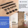 2PCS Barn Door Soft Close Mechanism, Upgraded Universal Weight Compatibility Support Door up to 160lbs, Effortless Opening Smooth Closing Hole-Free