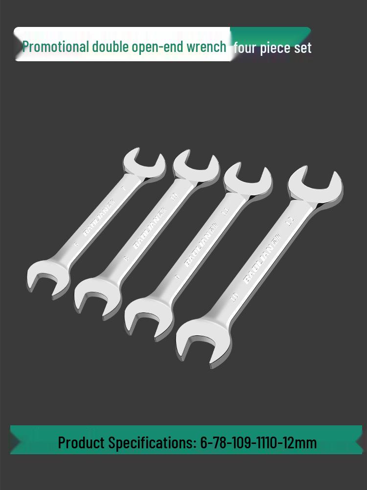 Doppelmaulschlüssel-Satz: 14-17mm, 10# 8-10mm Gabel- und Festkopfschlüssel