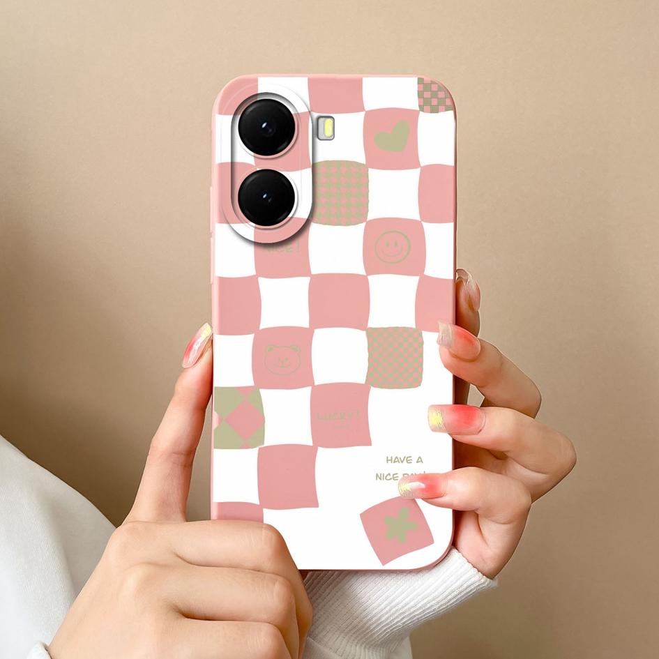 

Чехол для телефона Redmi Turbo 4 A4 13 14C 14R A2 K70 Ultra A5 A1 красивый цветной сетчатый узор мягкий тонкий жидкий силиконовый противоударный корпус для Redmi Capa Redmi 14R 5G