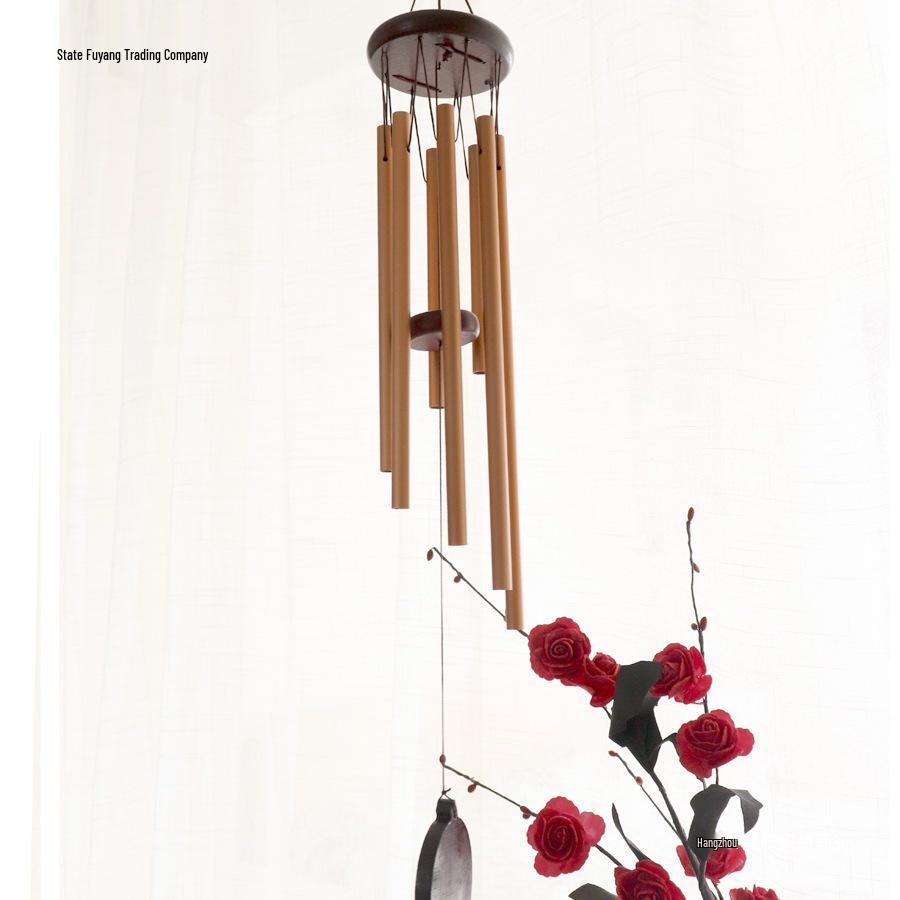 Nordic Music Balcony Wind Chime Pendant - Outdoor Chinese Ornament & Gift for Girls