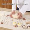 Yousheng Silicone Pad Baking Mat Sheet Kneading Dough Mat with Measurement Kitchen Rolling Mat Cookies Pizza Fondant Making Mat