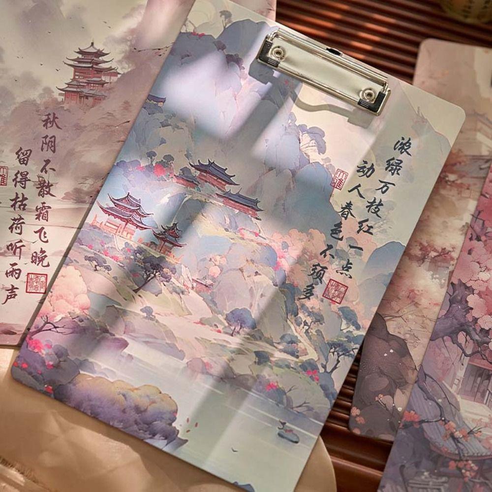 Paper Storage Writing Pad Document Holders A4 File Folder Multifunction Clipboard  School Supplies