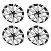 4PCS 18in Wheel Hub Cap Full Wrapping Wheel Hub Cover Trim Replacement for Tesla Model 3 2017 To