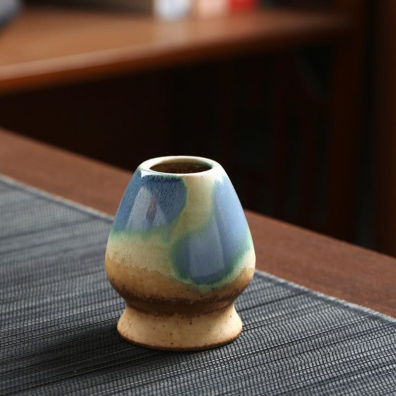 4/5PCS Japanese Matcha Blender Set Ceramic Chawan Bowl Bamboo Whisk and Tea Scoop Matcha Tools Kit for Tea Lovers