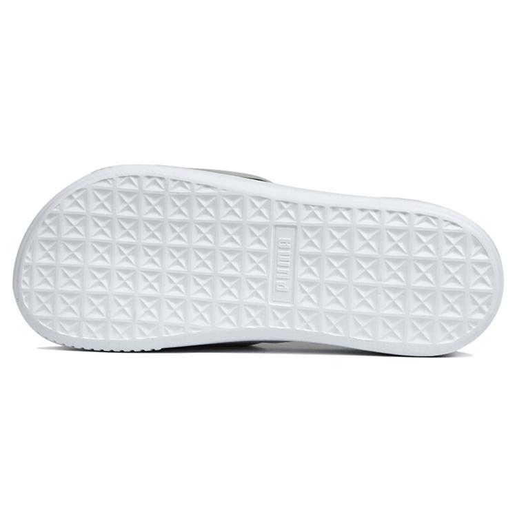 Puma Womens Platform Slide TZ 'White Silver' (women's Sizes) White / Silver Slide Slippers 369421 01
