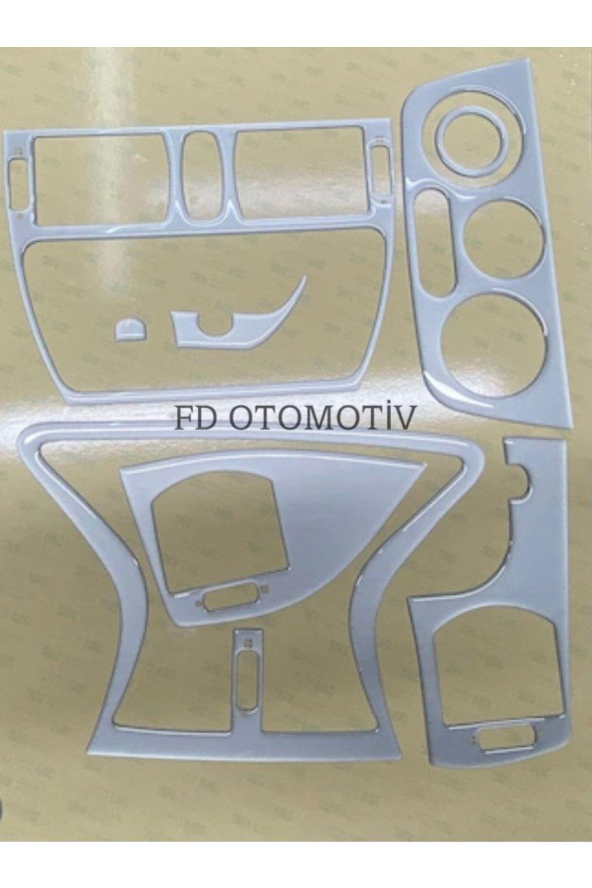 

Fiat Marea, Brava Torpido, Konsol, Trim, Göğüs Kaplama Seti Gümüş Gri Renk