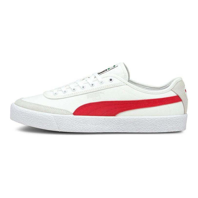 Puma Oslo Vulc Cvs Casual Low-Top Skate Shoes Unisex Sneakers White Red 374978-04
