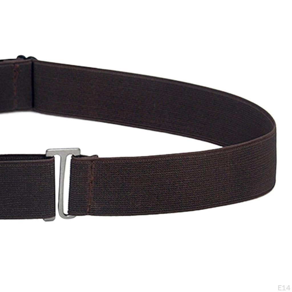 Belt for Women, Invisible Belt, Comfortable Elastic Waistband, Belts with Flat Buckle.