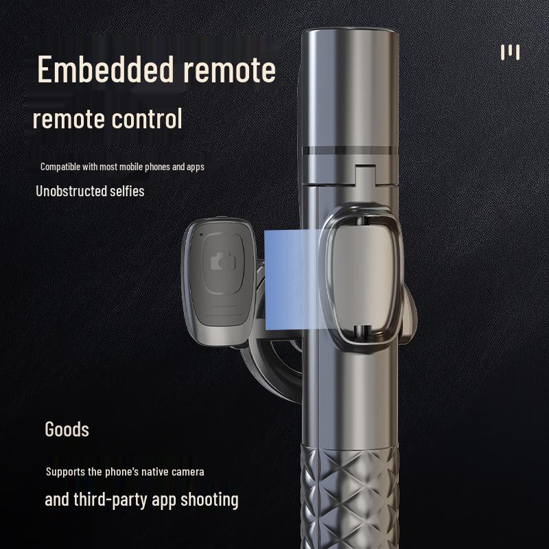 Mini Bluetooth Selfie Stick Tripod: Magnetic, Rotatable, Multifunctional for Vlogging and Live Streaming