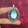 Hemimorphite Pendant, 925 Solid Sterling Silver Gemstone Jewelry, Handmade Pendant, For Thanksgiving