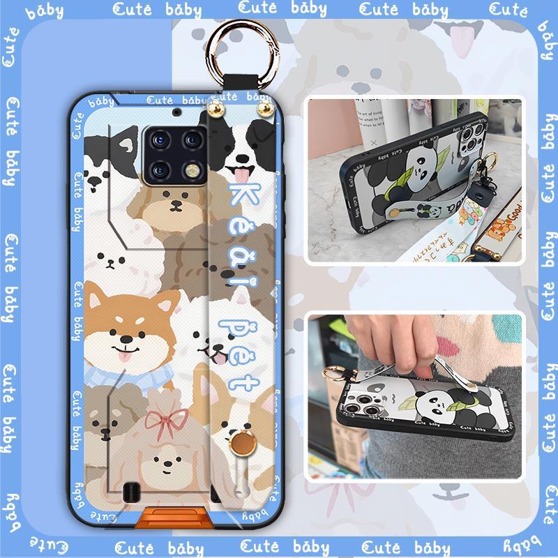 Fashion Design Ring Phone Case For Oukitel WP6 Anti-dust Dirt-resistant Wristband Shockproof Waterproof Cartoon Cute